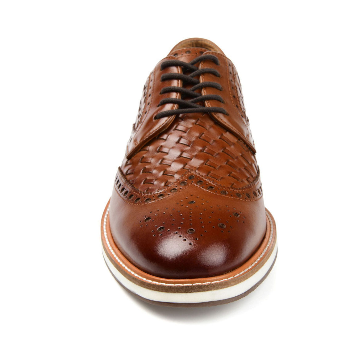 Thomas & Vine Radcliff Woven Wingtip Derby - Image 2 of 5