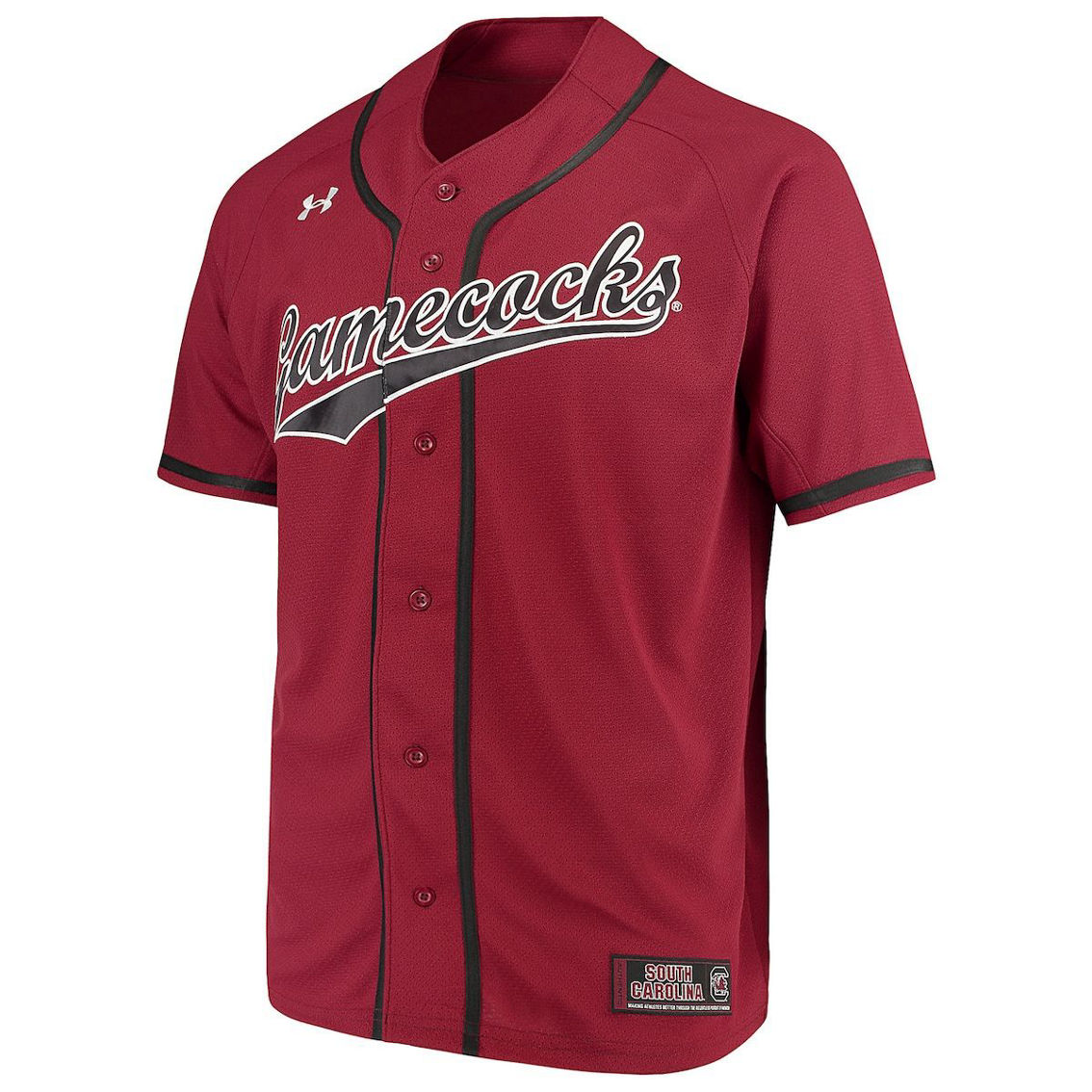 Under Armour Men's Garnet South Carolina Gamecocks Performance Replica Baseball Jersey - Image 3 of 4