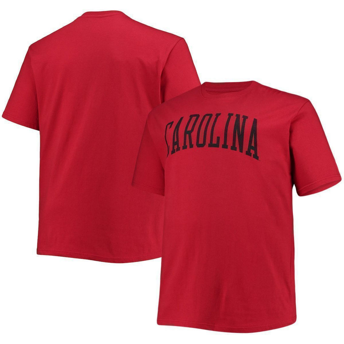 Champion Men's Garnet South Carolina Gamecocks Big & Tall Arch Team Logo T-Shirt - Image 2 of 4