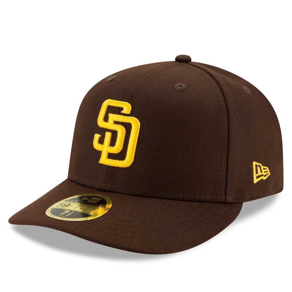 New Era Men's Brown San Diego Padres Authentic Collection On-Field Low 59FIFTY Fitted Hat - Image 2 of 4