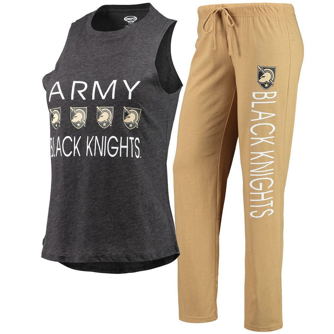 Concepts Sport Women's Gold/Black Army Black Knights Tank Top & Pants Sleep Set - Image 2 of 4