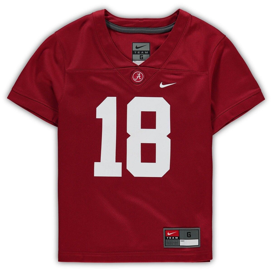 Nike Preschool #18 Crimson Alabama Crimson Tide Untouchable Football Team Jersey - Image 3 of 4