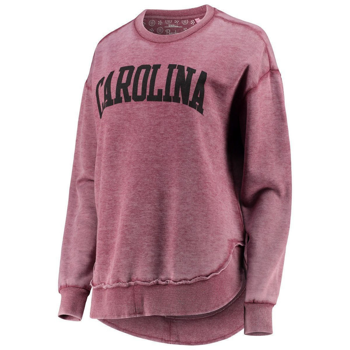 Pressbox Women's Garnet South Carolina Gamecocks Vintage Wash Pullover Sweatshirt - Image 3 of 4