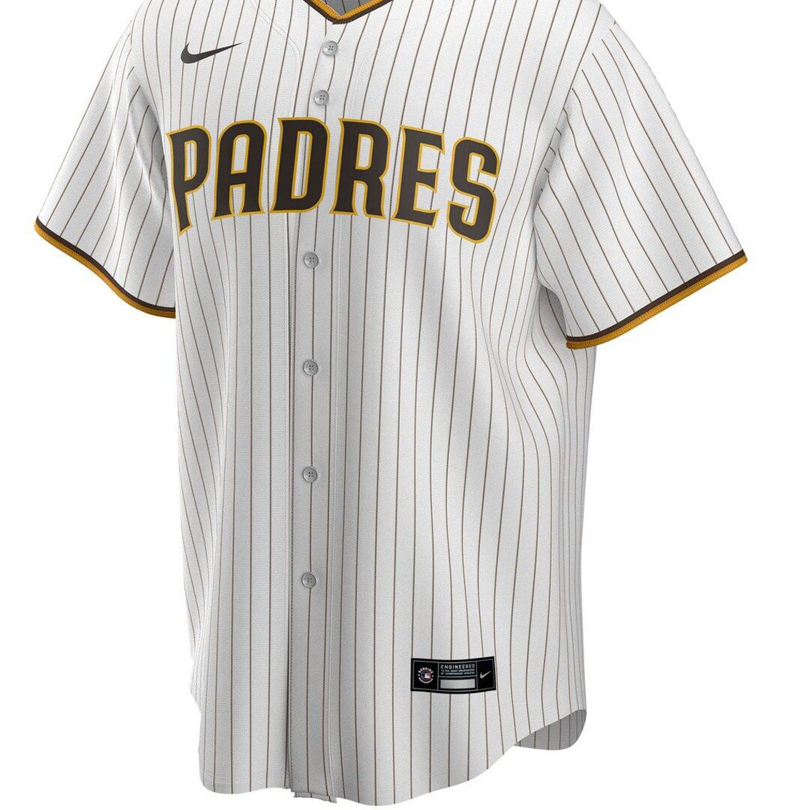 Nike Men's Manny Machado White San Diego Padres Alternate Replica Player Jersey - Image 3 of 4