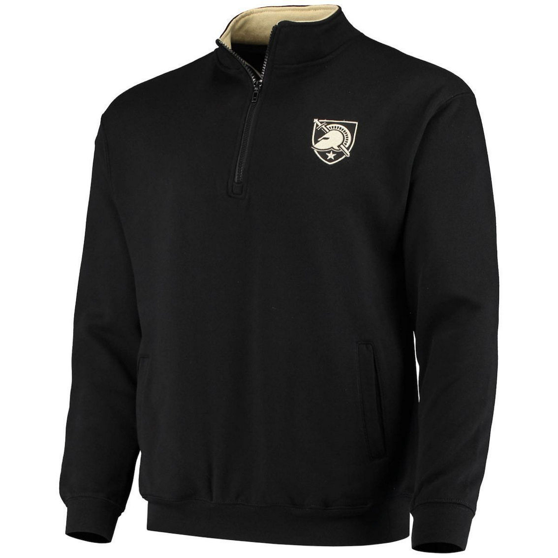 Colosseum Men's Black Army Black Knights Tortugas Logo Quarter-Zip Jacket - Image 3 of 4