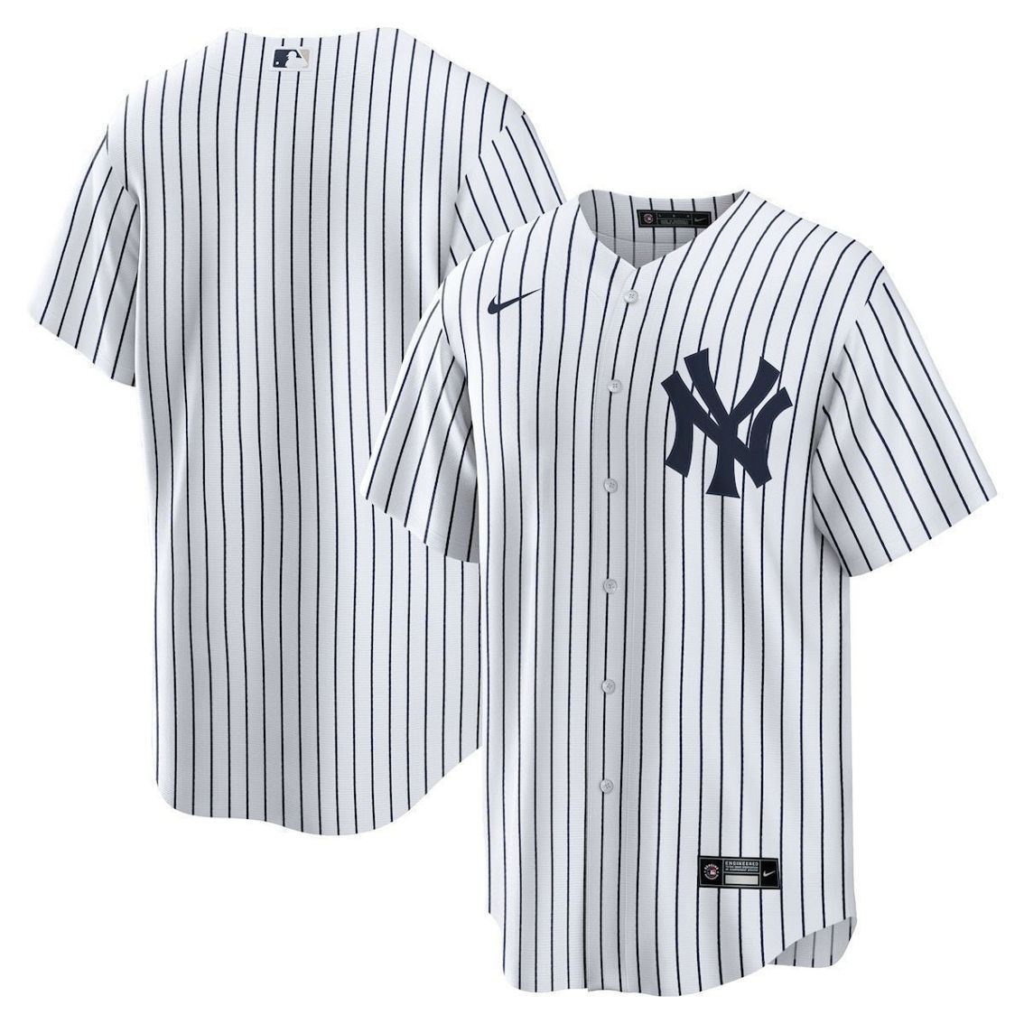 Nike Men's White New York Yankees Home Replica Team Jersey - Image 2 of 4