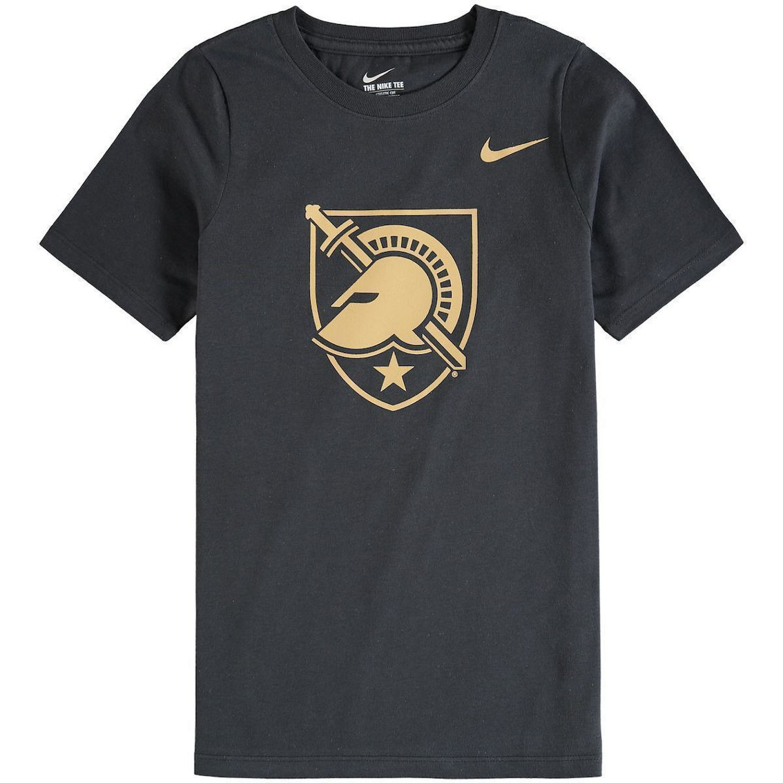 Nike Youth Anthracite Army Black Knights Cotton Logo T-Shirt - Image 2 of 2