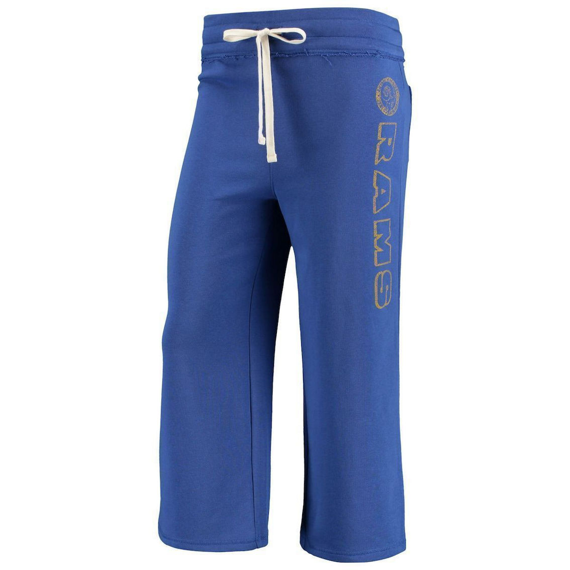 Junk Food Women's Royal Los Angeles Rams Cropped Pants - Image 3 of 4