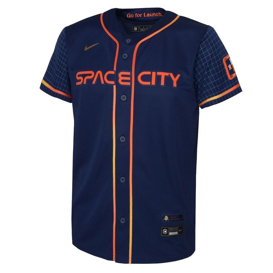 Nike Youth Alex Bregman Navy Houston Astros City Connect Replica Player Jersey - Image 3 of 4