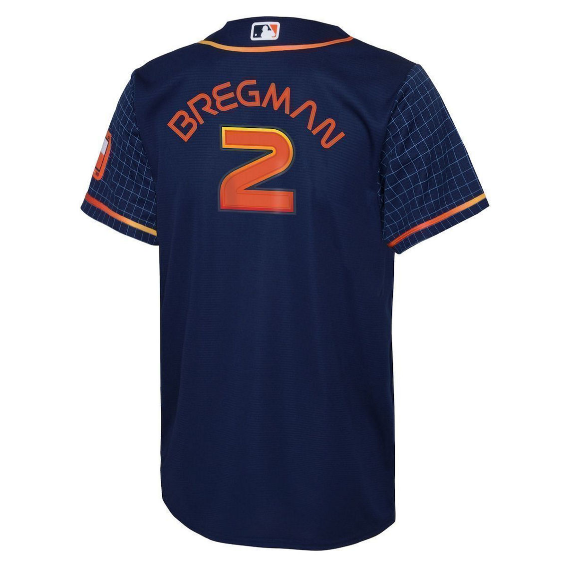 Nike Youth Alex Bregman Navy Houston Astros City Connect Replica Player Jersey - Image 4 of 4