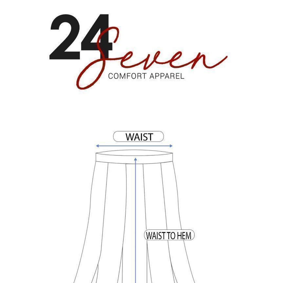24seven Comfort Apparel Elastic Waist Pleated Pocket Midi Skirt - Image 4 of 4