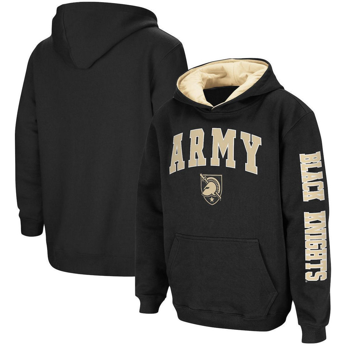 Colosseum Youth Black Army Black Knights 2-Hit Team Pullover Hoodie - Image 2 of 4