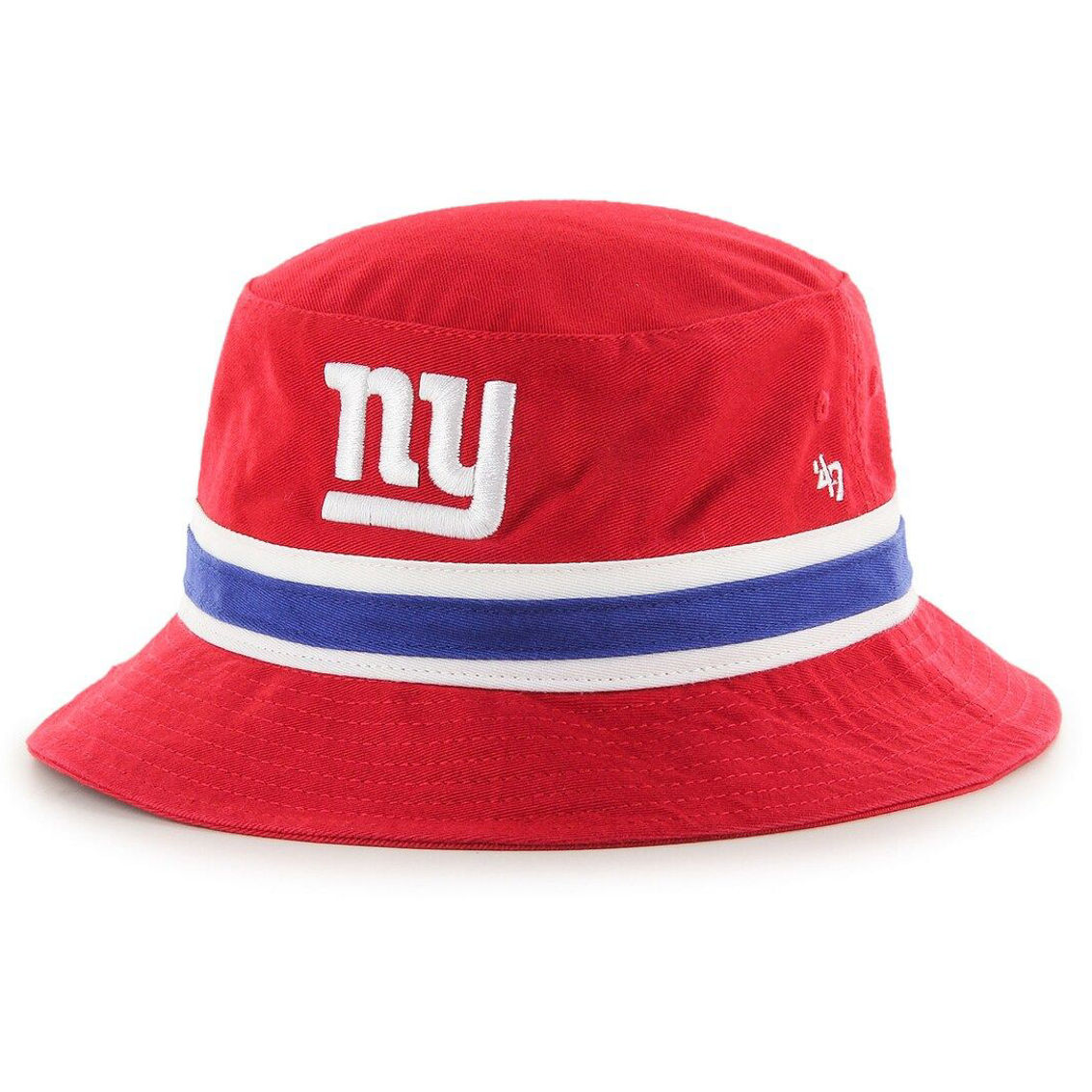 '47 Men's Red New York Giants Striped Bucket Hat - Image 2 of 3