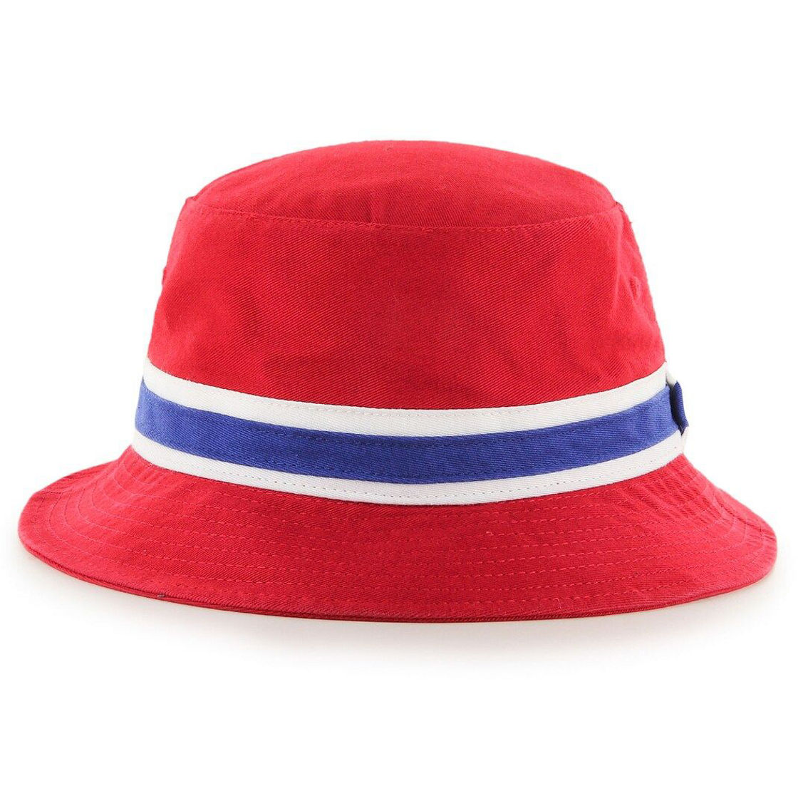 '47 Men's Red New York Giants Striped Bucket Hat - Image 3 of 3