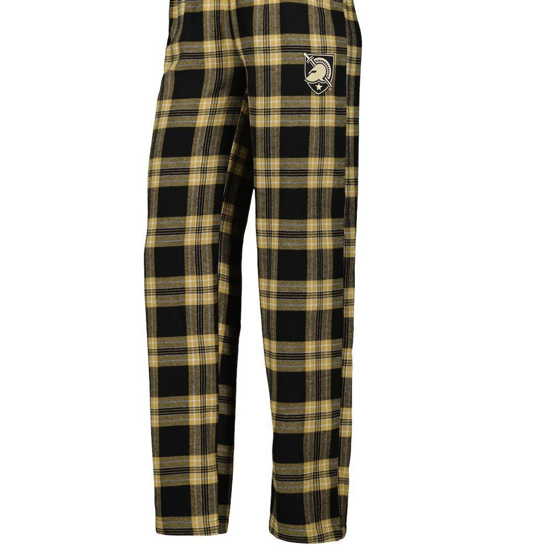 Concepts Sport Women's Black/Gold Army Black Knights Badge T-Shirt & Flannel Pants Sleep Set - Image 4 of 4