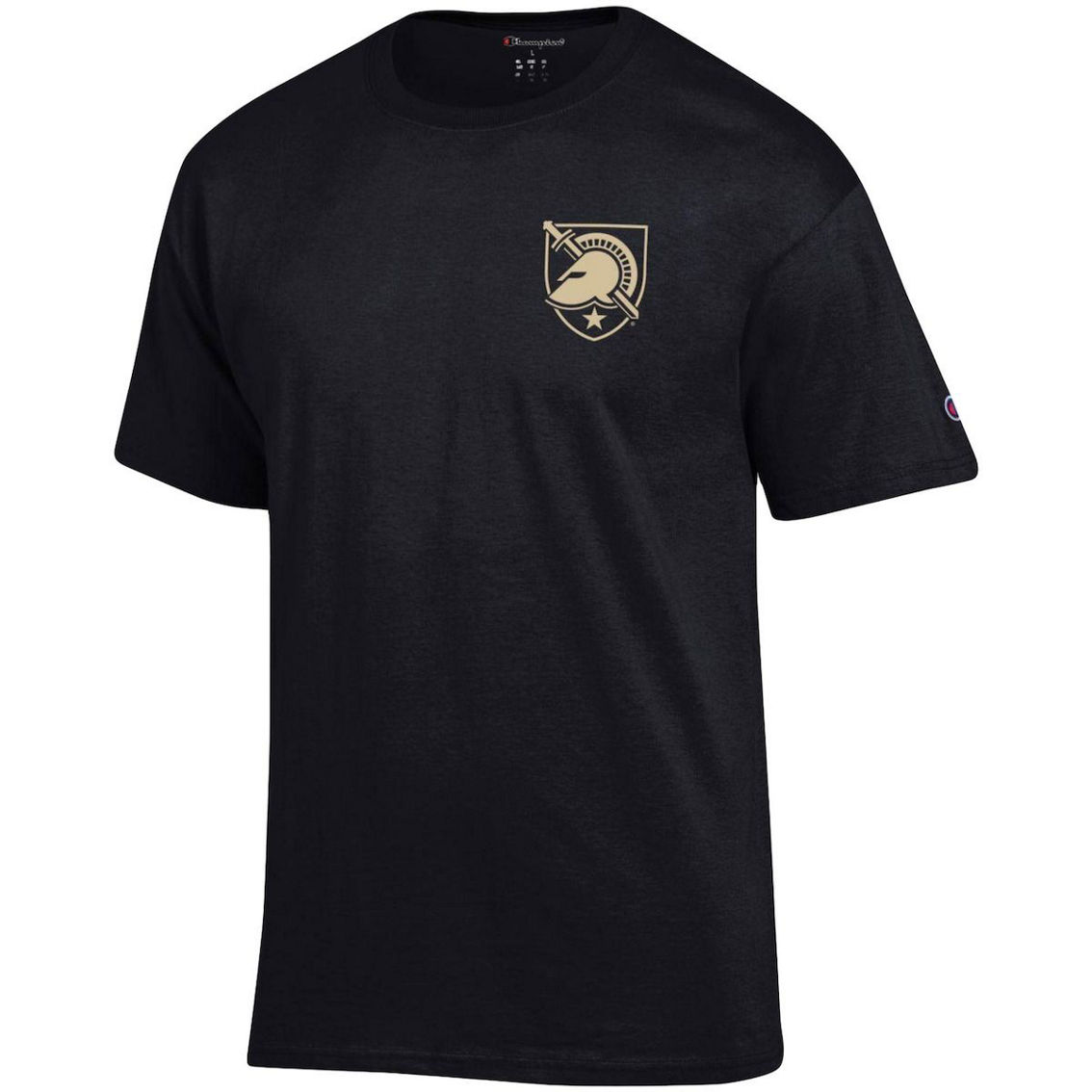 Champion Men's Black Army Black Knights Stack 2-Hit T-Shirt - Image 3 of 4