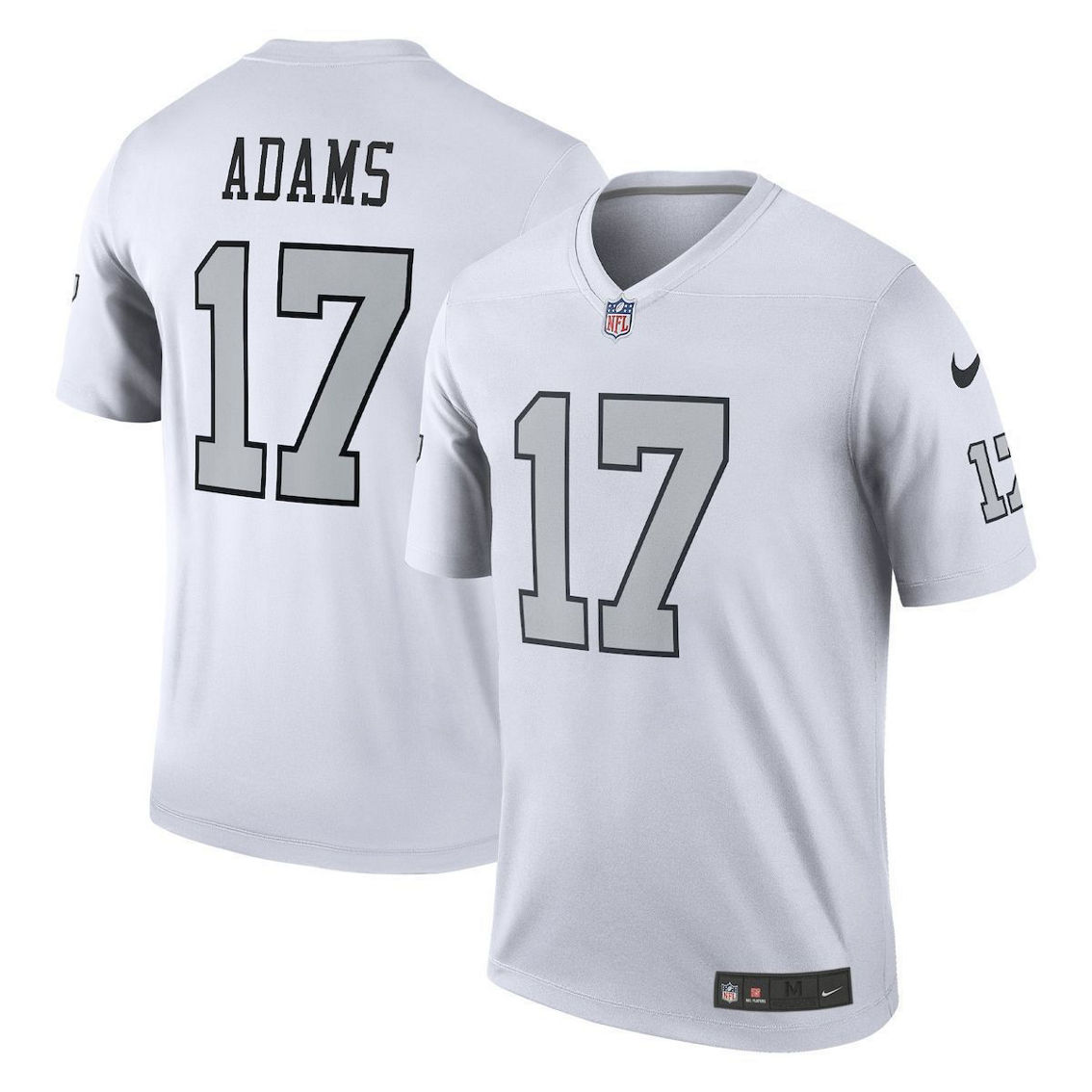 Nike Men's Davante Adams White Las Vegas Raiders Alternate Legend Jersey - Image 2 of 4