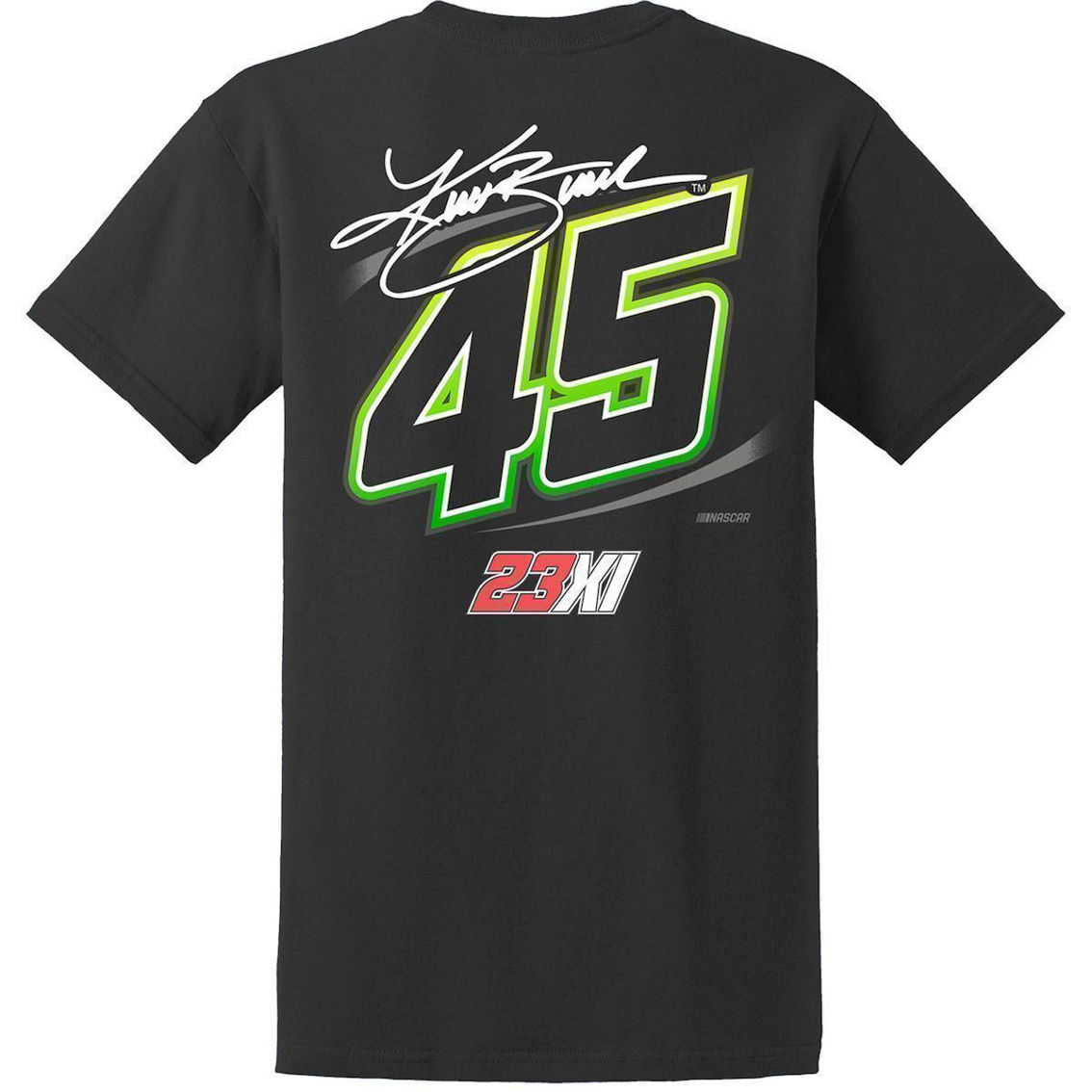 23XI Racing Men's 23XI Racing Black Kurt Busch Lifestyle 2-Spot T-Shirt - Image 4 of 4