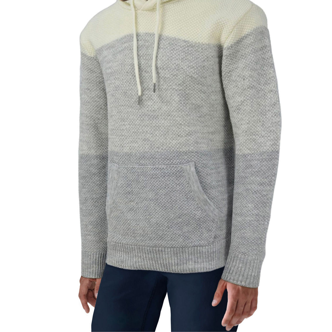 Men's Color Blocked Hooded Sweater - Image 3 of 3