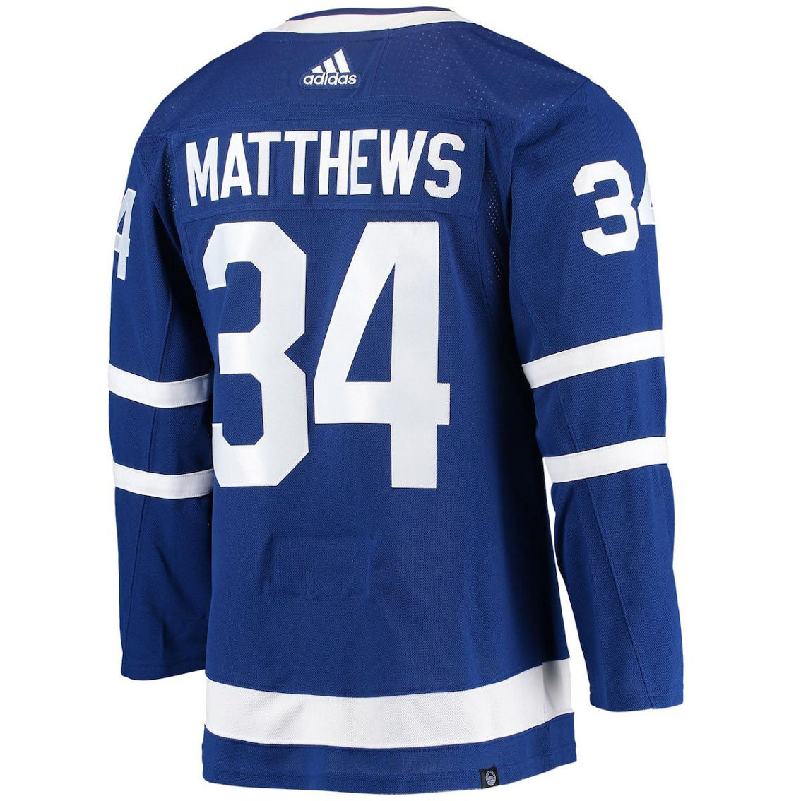 adidas Men's Auston Matthews Blue Toronto Maple Leafs Home Primegreen Authentic Pro Player Jersey - Image 4 of 4