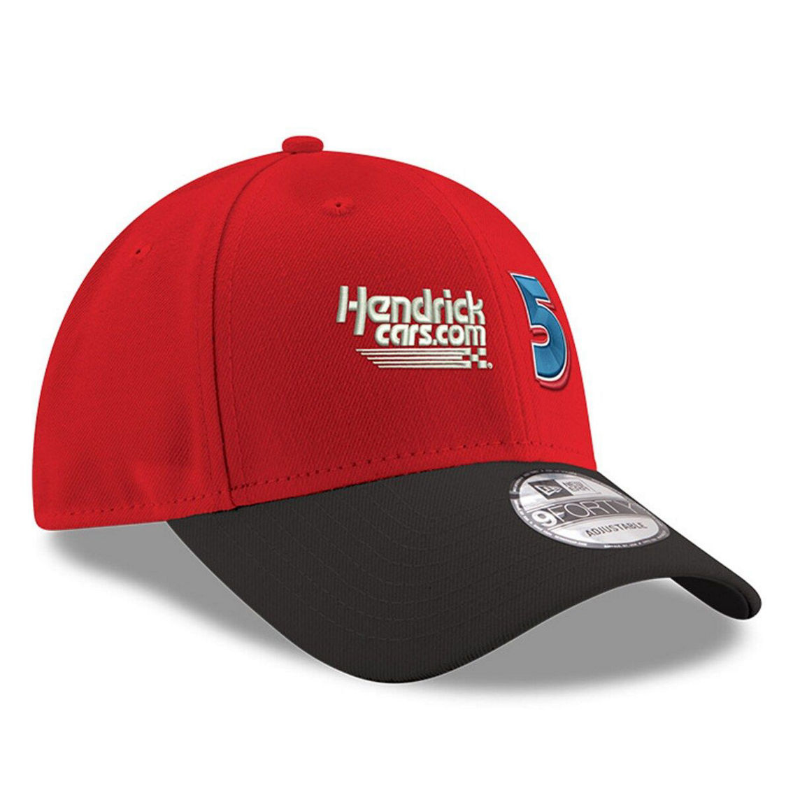 New Era Men's Scarlet/Black Kyle Larson Double Whammy 9FIFTY Snapback Adjustable Hat - Image 4 of 4