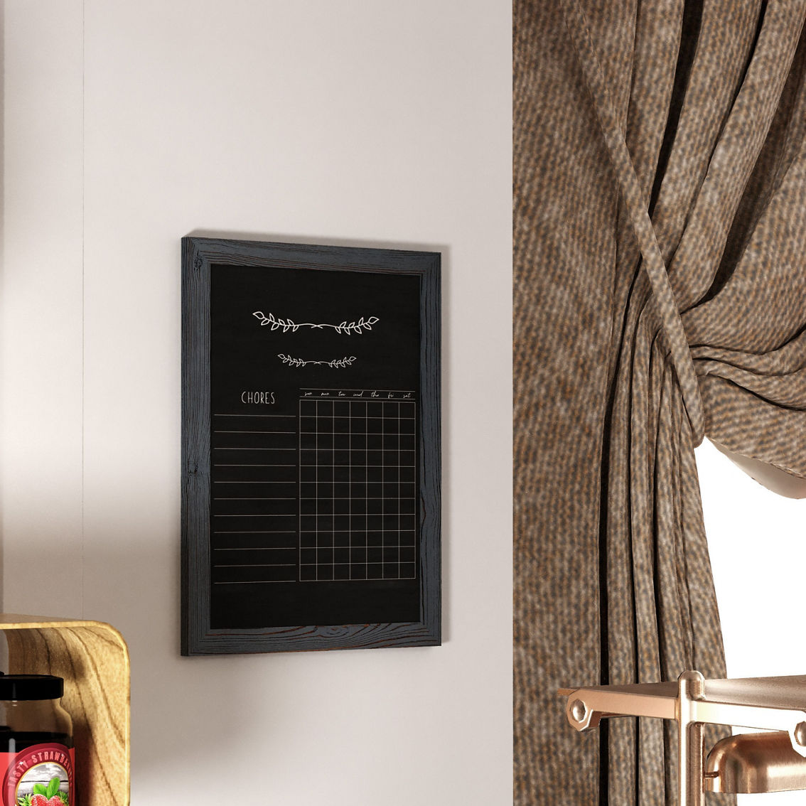 Flash Furniture Magnetic Hanging Chalkboard - Image 2 of 5