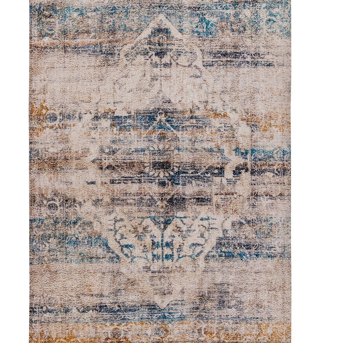 Flash Furniture Multicolor Distressed Artisan Area Rug - Image 3 of 5