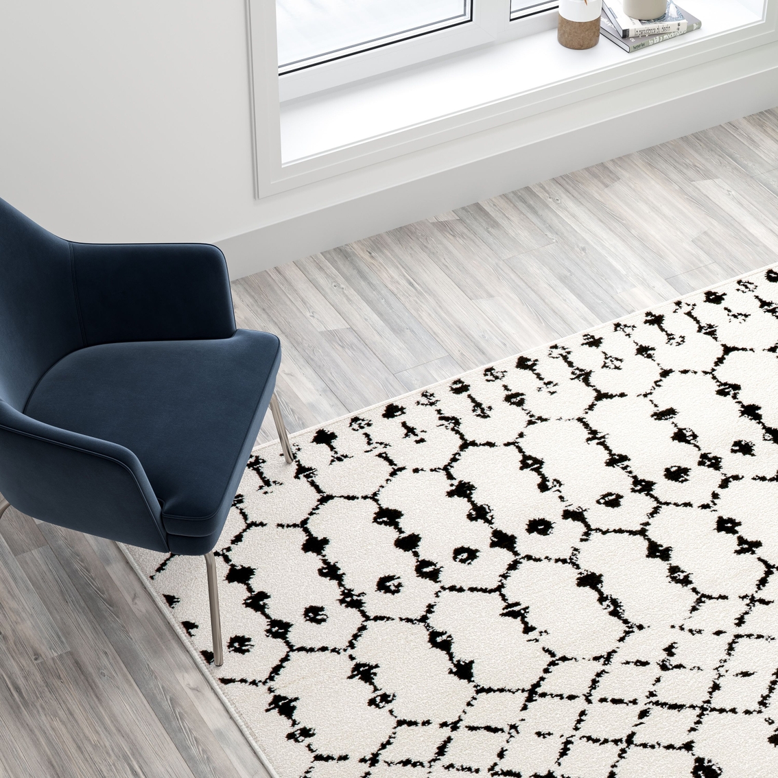 Flash Furniture Indoor Geometric Bohemian Area Rug - Image 2 of 5