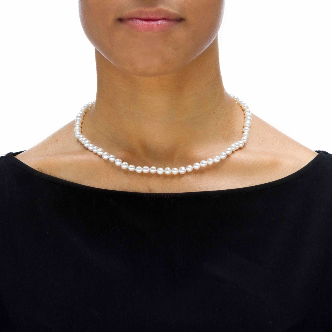 PalmBeach 3-Piece Cultured Freshwater Pearl Sterling Silver Jewelry Set - Image 4 of 5
