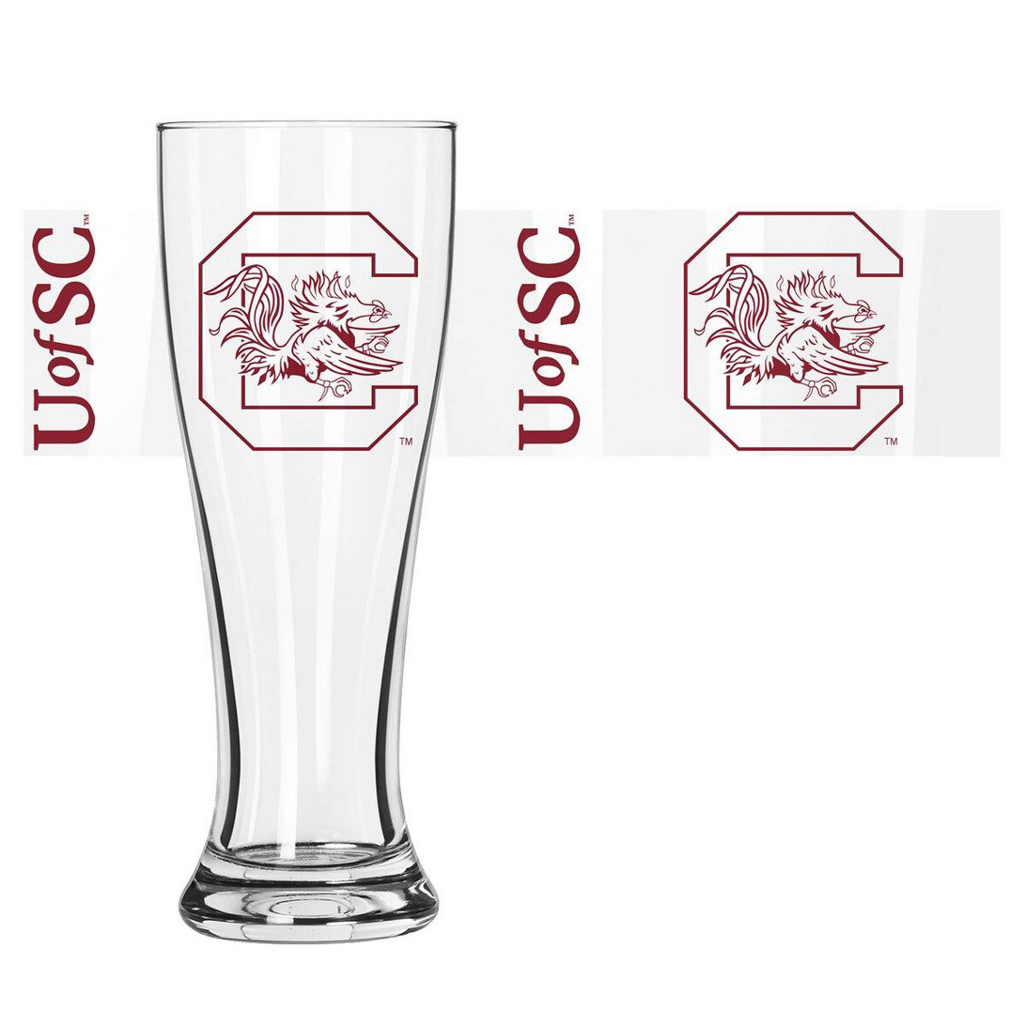 Logo Brands South Carolina Gamecocks 16oz. Game Day Pilsner Glass - Image 3 of 3