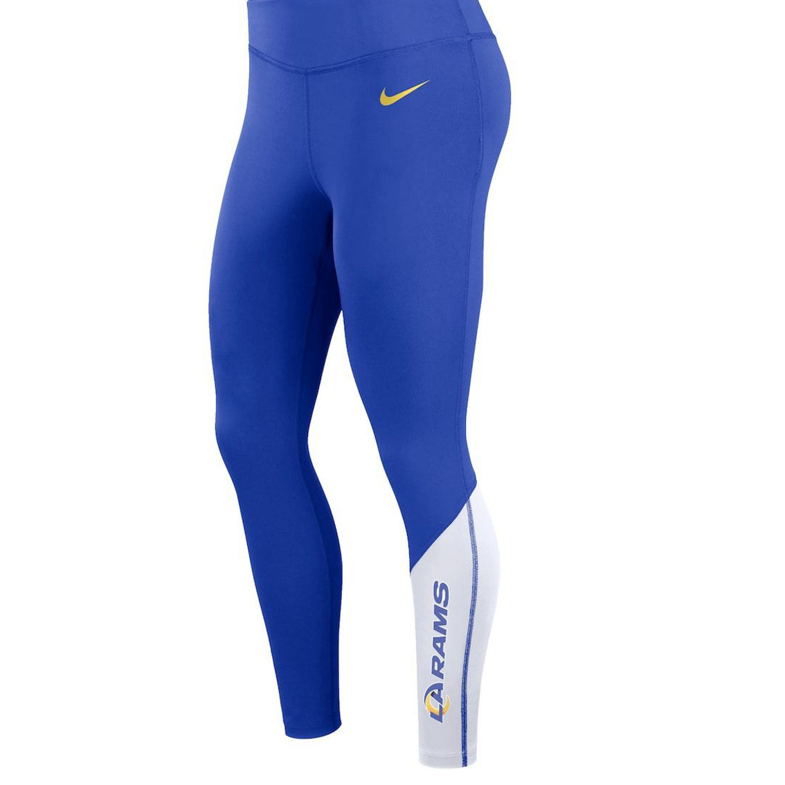 Nike Women's Royal/White Los Angeles Rams 7/8 Performance Leggings - Image 3 of 4