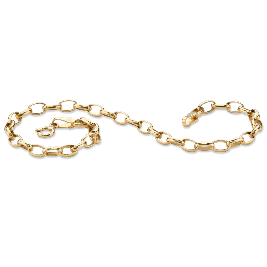 Rolo-Link Bracelet in Solid 10k Gold - Image 1 of 5