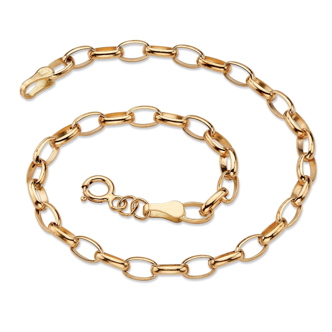 Rolo-Link Bracelet in Solid 10k Gold - Image 4 of 5