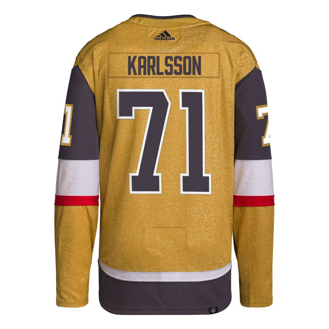 adidas Men's William Karlsson Gold Vegas Golden Knights Primegreen Authentic Pro Player Jersey - Image 4 of 4