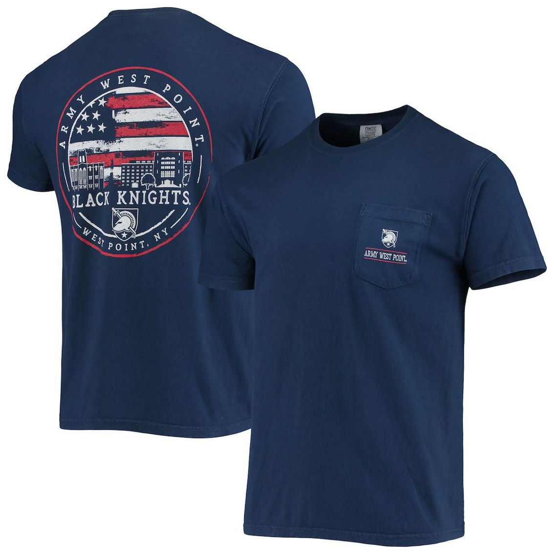 Image One Men's Navy Army Black Knights Campus Americana T-Shirt - Image 2 of 4