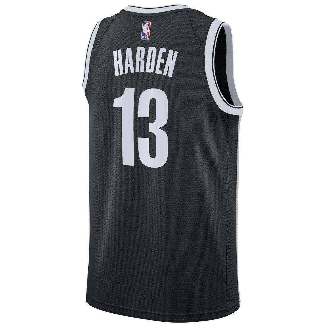 Nike Men's James Harden Black Brooklyn Nets 2020/21 Swingman Jersey - Icon Edition - Image 4 of 4