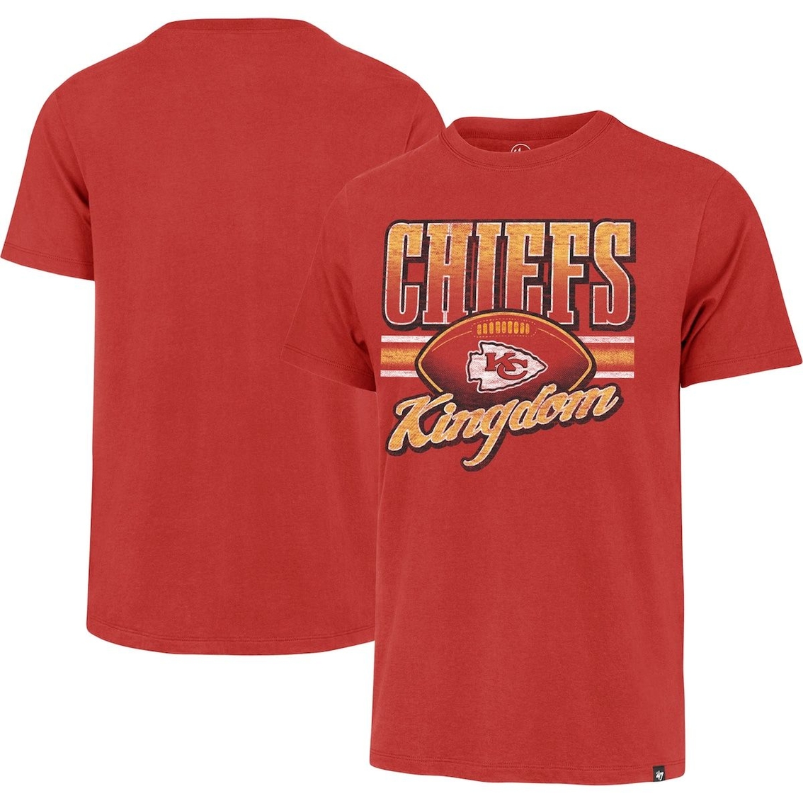 '47 Men's Red Kansas City Chiefs Chiefs Kingdom Regional Franklin T-Shirt