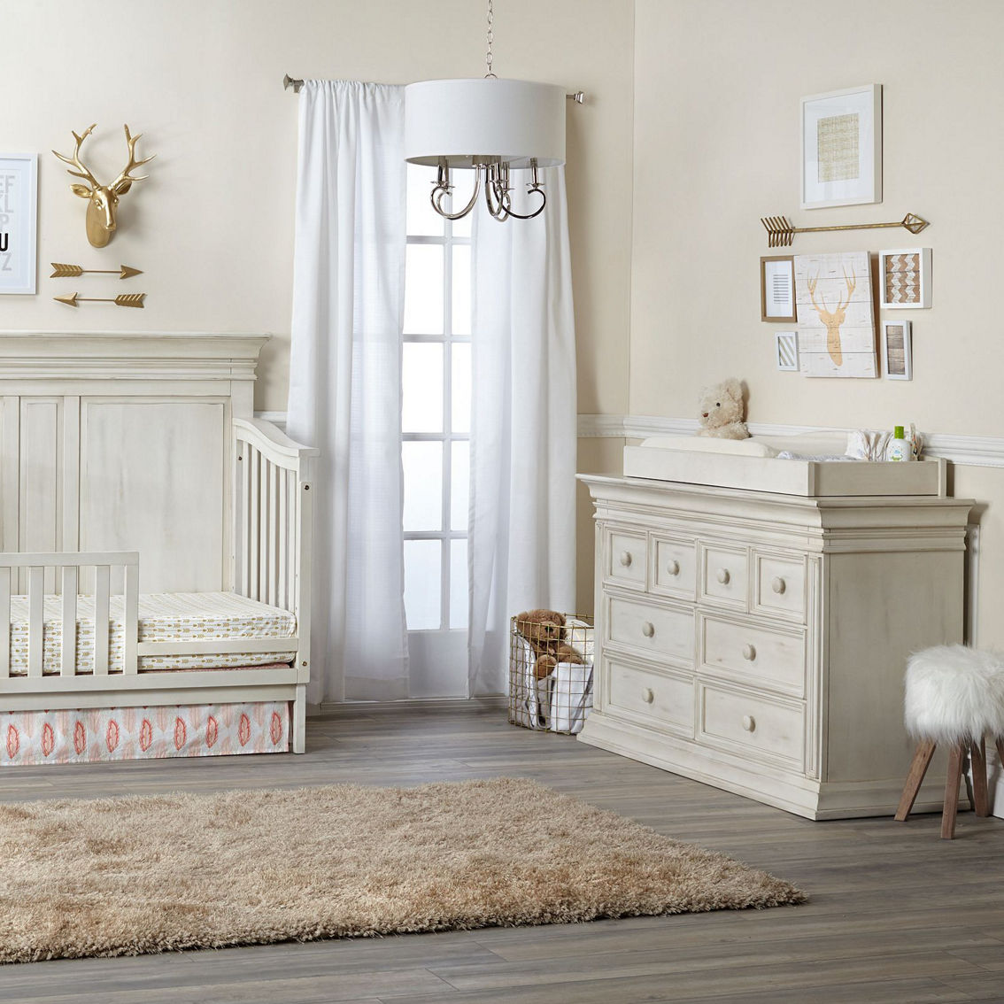 Baby Cache Vienna Changing Topper Antique White - Image 5 of 5
