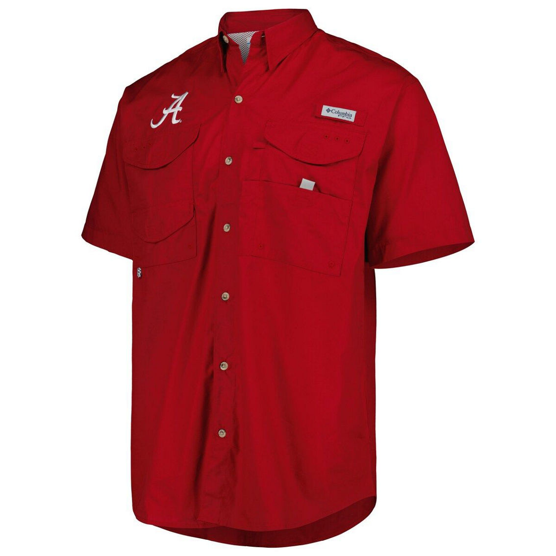 Columbia Men's Crimson Alabama Crimson Tide Bonehead Button-Up Shirt - Image 3 of 4