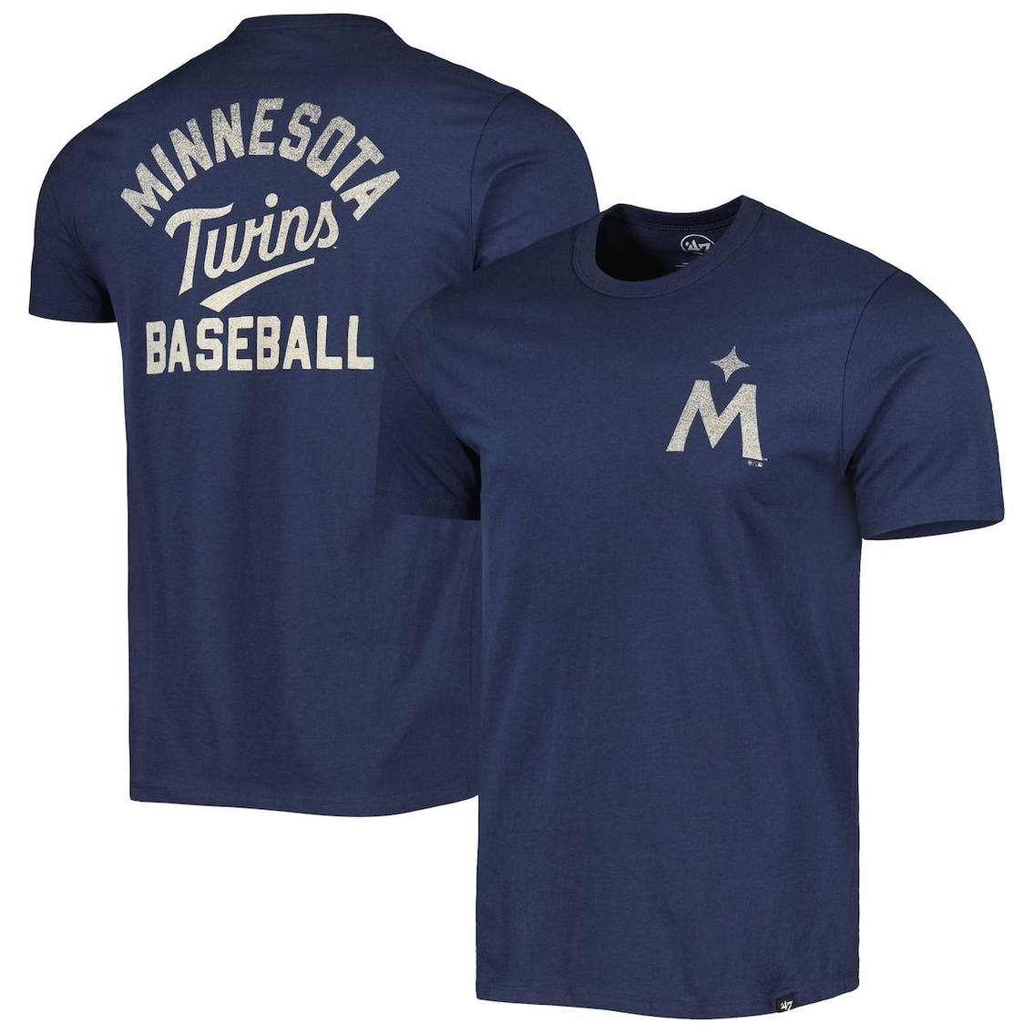 '47 Men's Navy Minnesota Twins Turn Back Franklin T-Shirt - Image 2 of 4