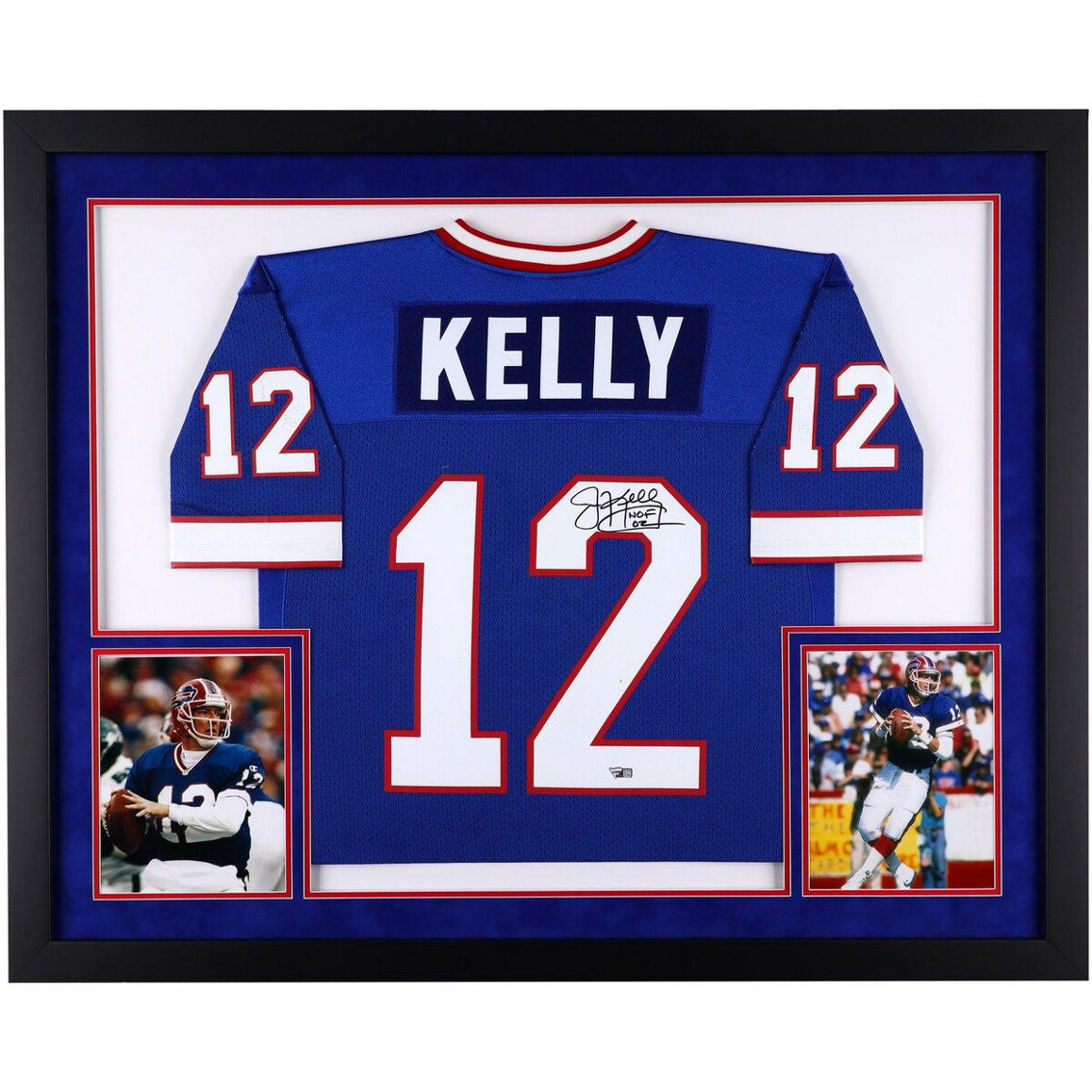 Fanatics Authentic Jim Kelly Buffalo Bills Autographed Framed Royal 1994 Authentic Jersey - Image 2 of 3