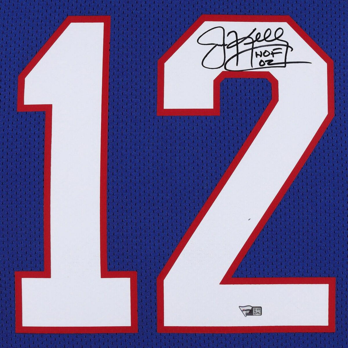 Fanatics Authentic Jim Kelly Buffalo Bills Autographed Framed Royal 1994 Authentic Jersey - Image 3 of 3