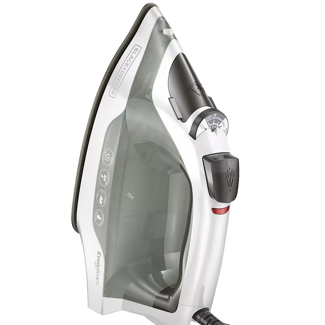 Black and Decker Easy Steam Compact Clothing Iron in Grey - Image 3 of 5