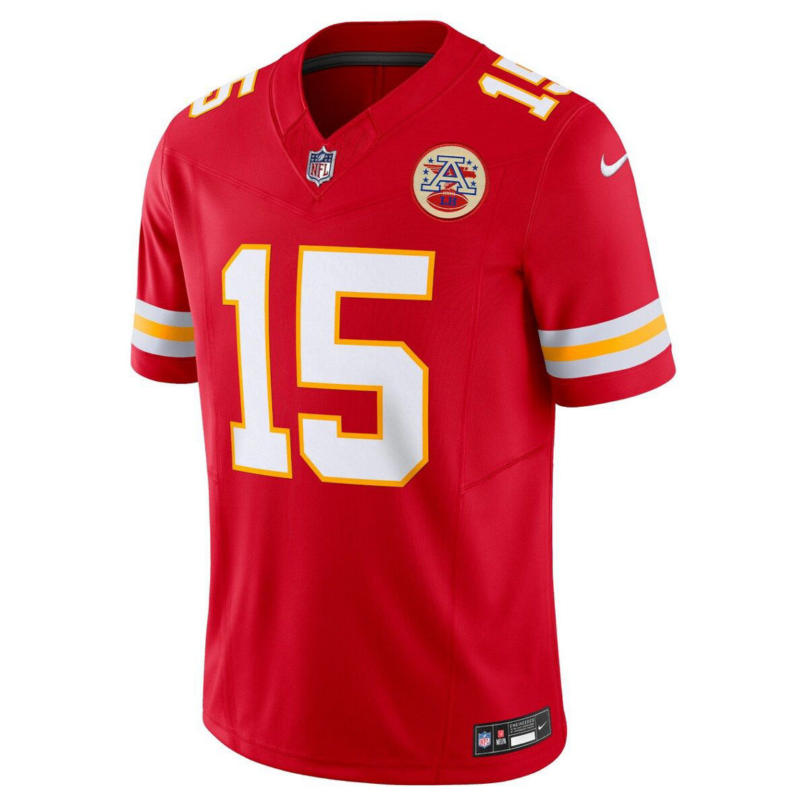 Nike Men's Patrick Mahomes Red Kansas City Chiefs Vapor F.U.S.E. Limited Jersey - Image 3 of 4