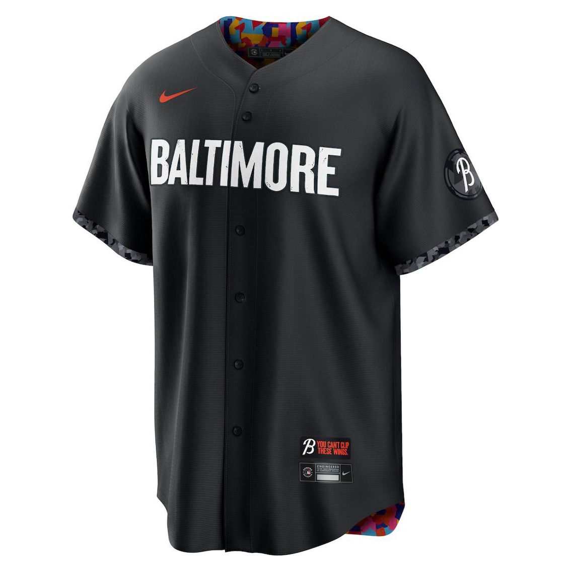 Nike Men's Black Baltimore Orioles City Connect Replica Jersey - Image 3 of 4