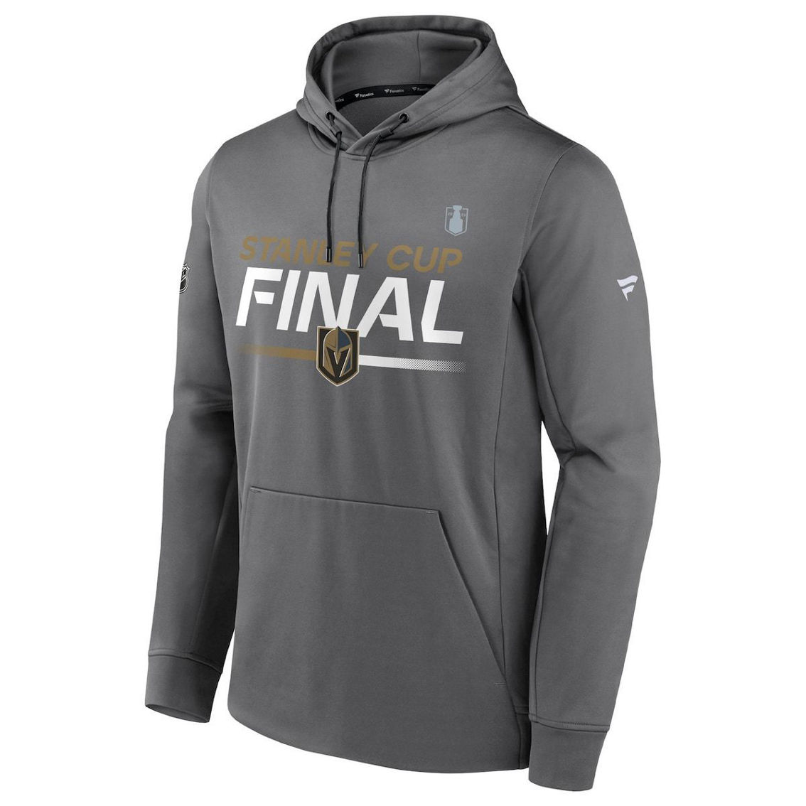 Fanatics Branded Men's Gray Vegas Golden Knights 2023 Stanley Cup Final Authentic Pro Pullover Hoodie - Image 3 of 4