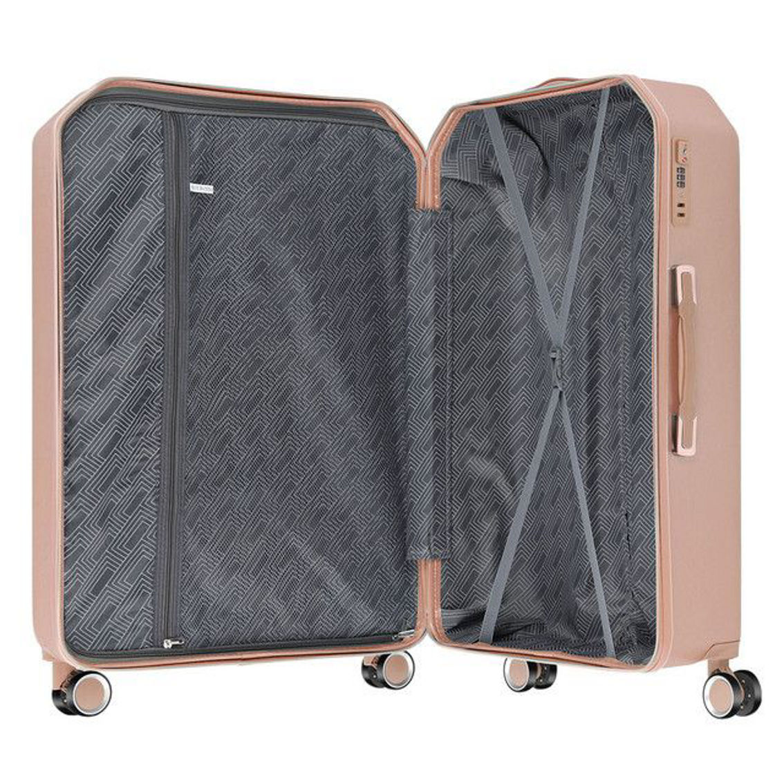 Hikolayae Denim Collection Hardside Luggage 3 Piece set - Image 5 of 5