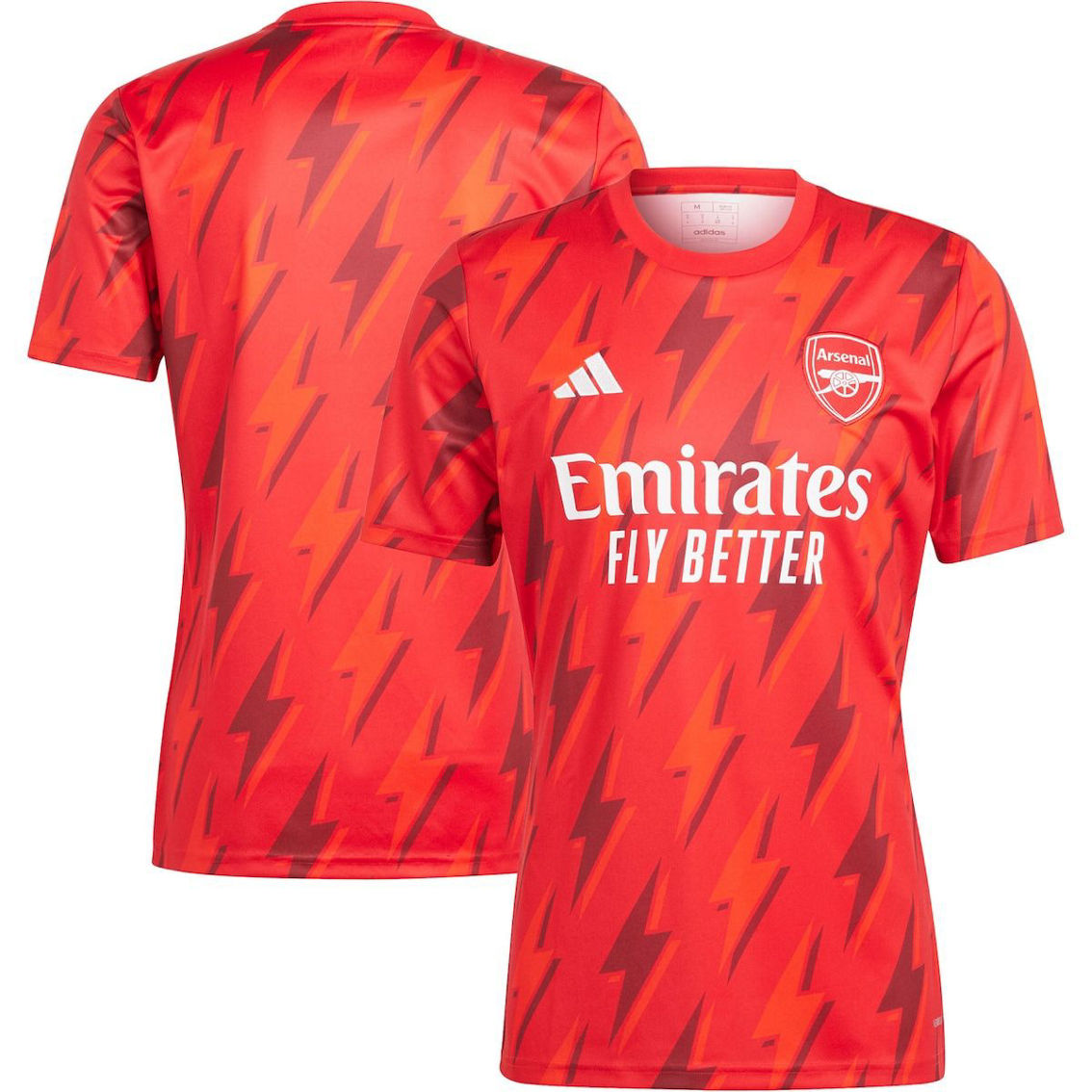 adidas Men's Red Arsenal 2023/24 Pre-Match Top