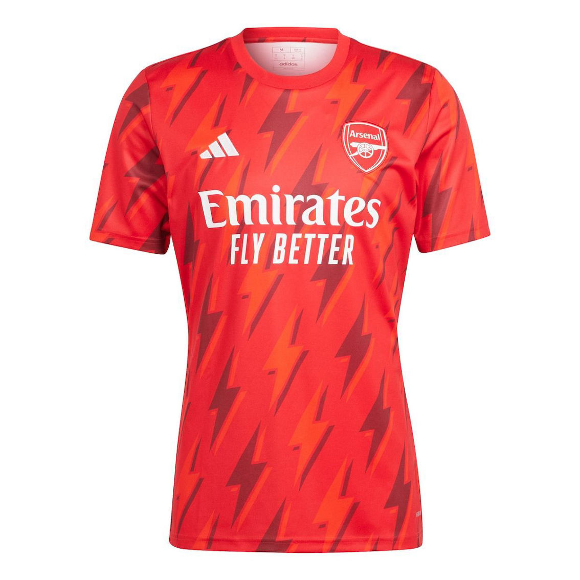 adidas Men's Red Arsenal 2023/24 Pre-Match Top - Image 3 of 4