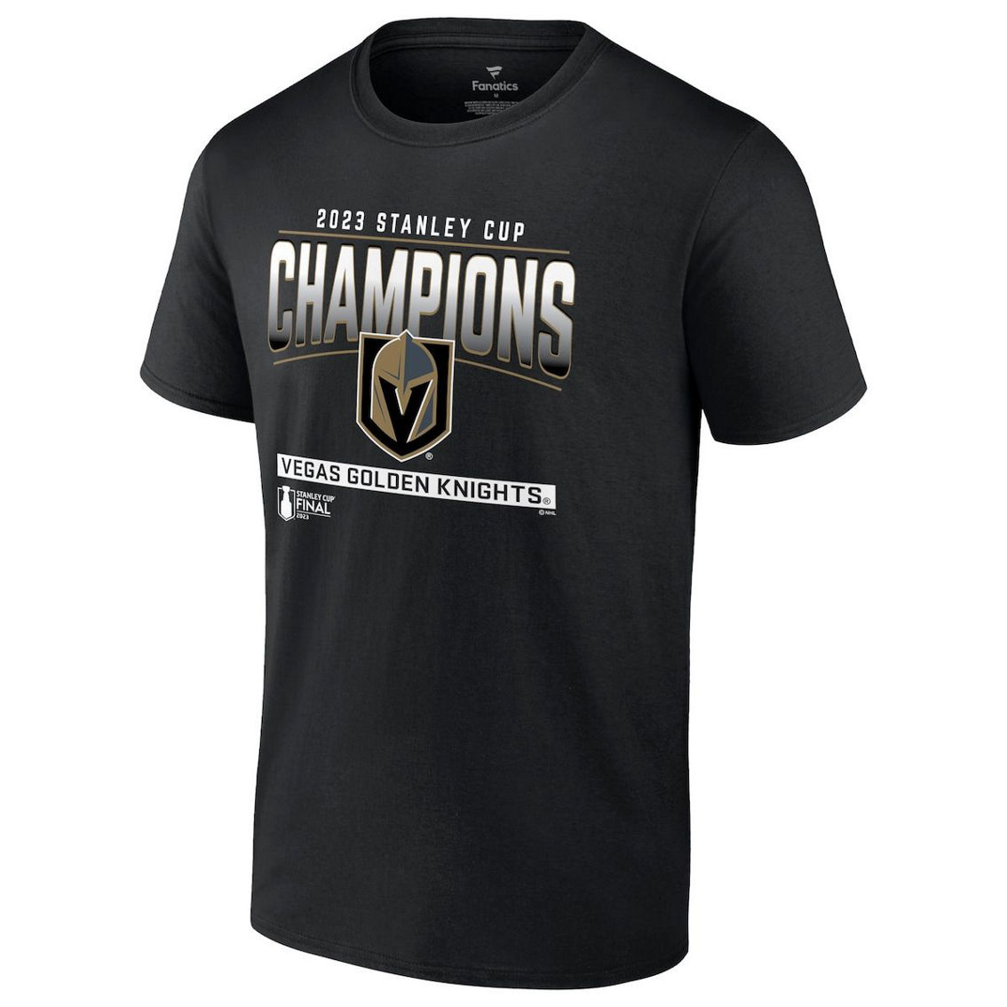 Fanatics Branded Men's Black Vegas Golden Knights 2023 Stanley Cup s Signature Roster T-Shirt - Image 3 of 4